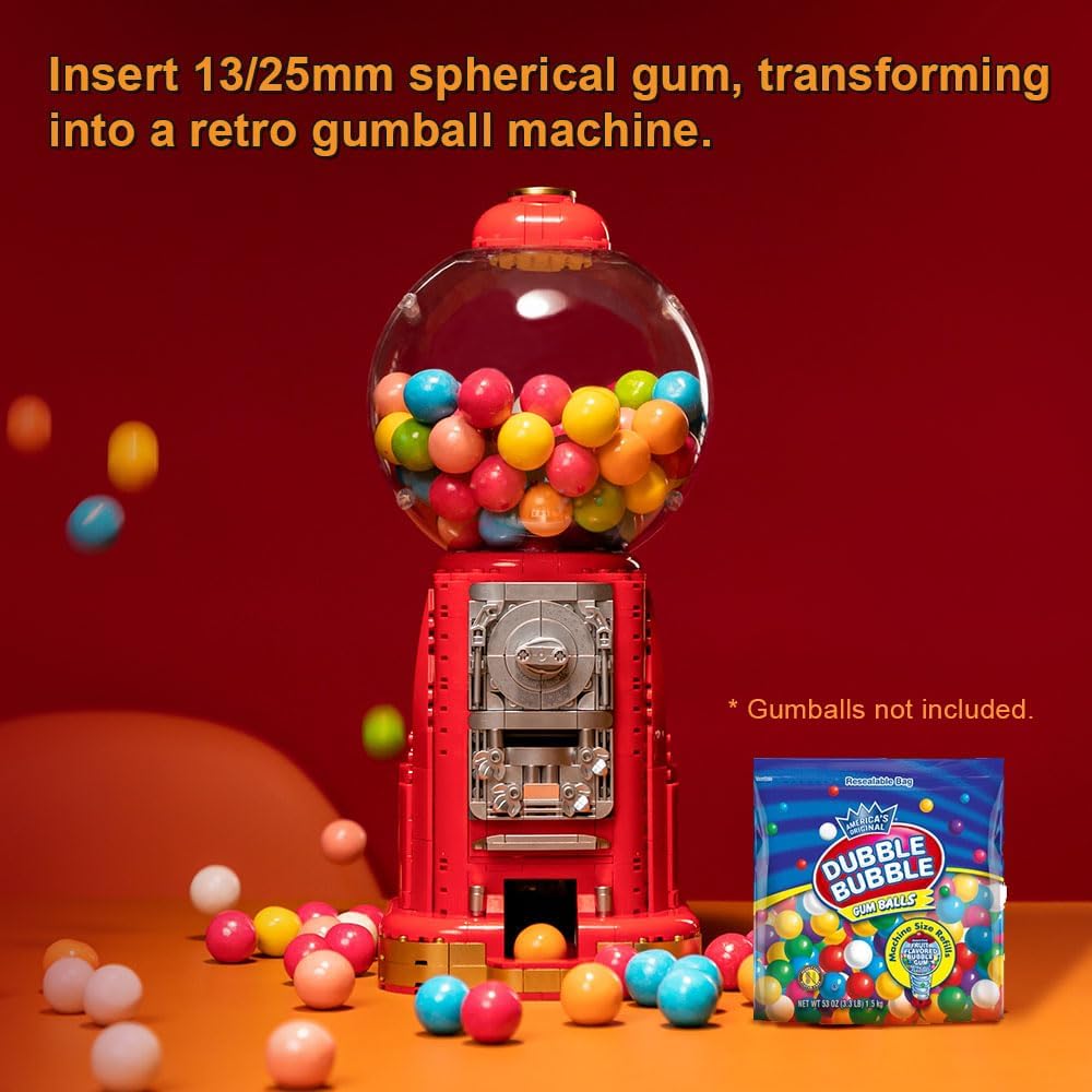 Detalle de PANTASY Gumball Machine Building Set with 12 Micro Sets