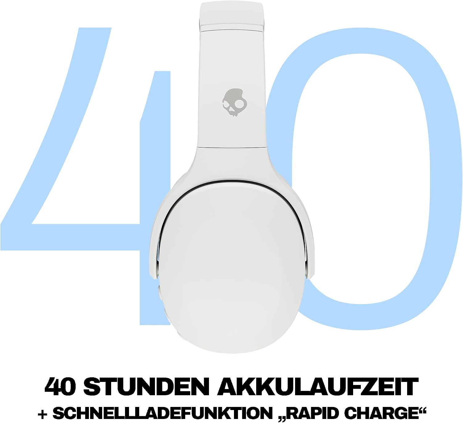 Detalle de Skullcandy Crusher Evo Wireless Over-Ear-Kopfhörer mit Sensory Bass und bis zu 40 Std. Akkulaufzeit