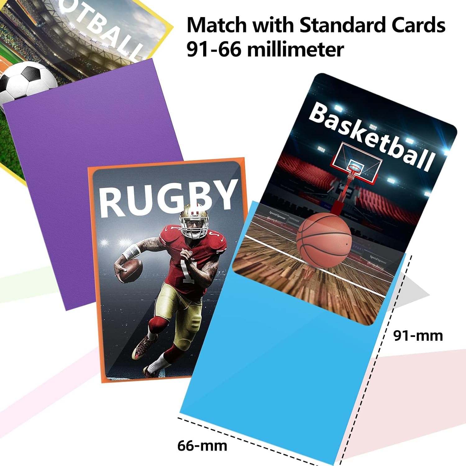 Detalle de Mlikero trading card sleeves 1000 pack