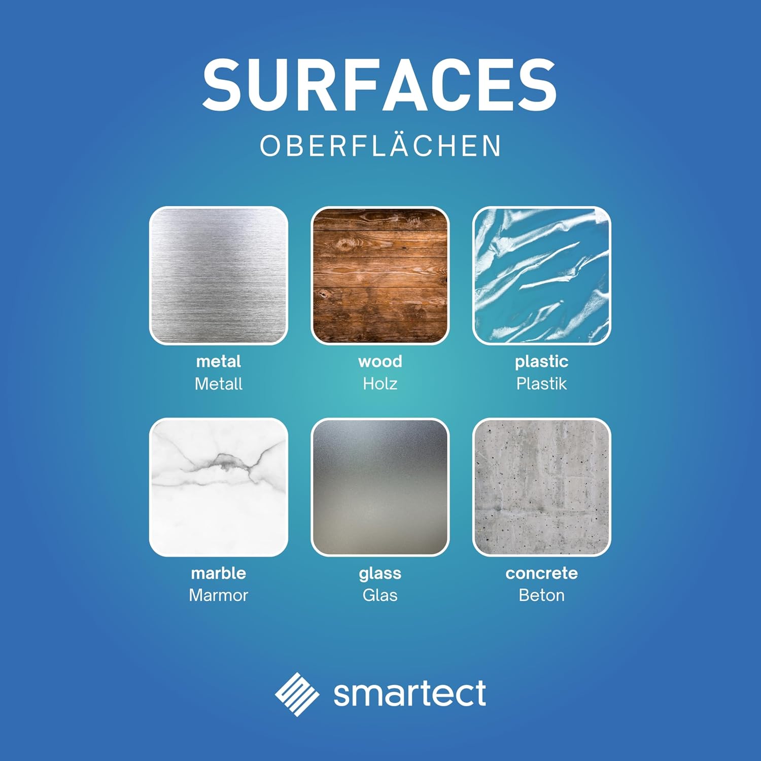 Thumbnail 3 de smartect kabelhållare, transparenta och självhäftande, 50-pack