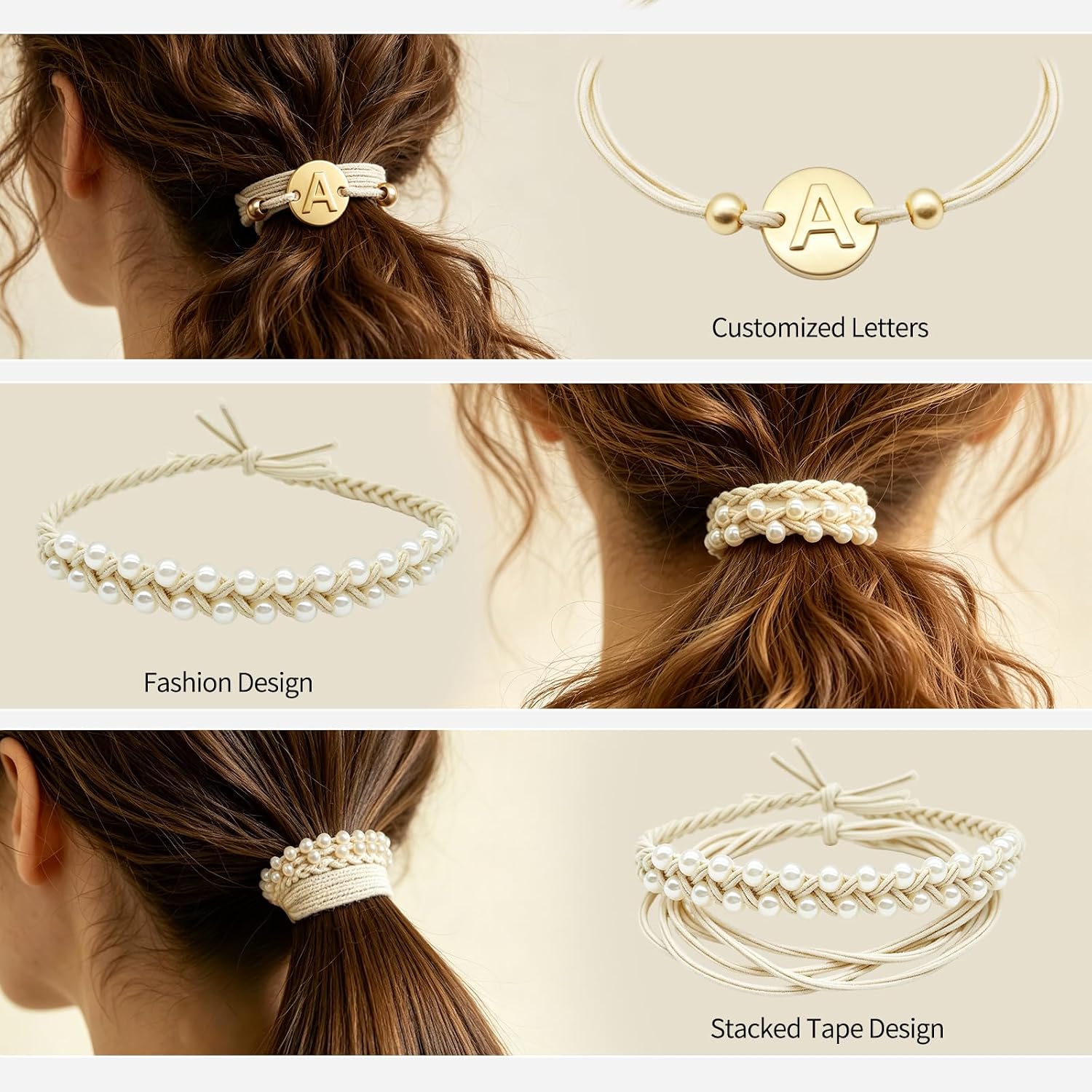 Detalle 2 de STAUKOK Hair Tie Set, 10-Piece