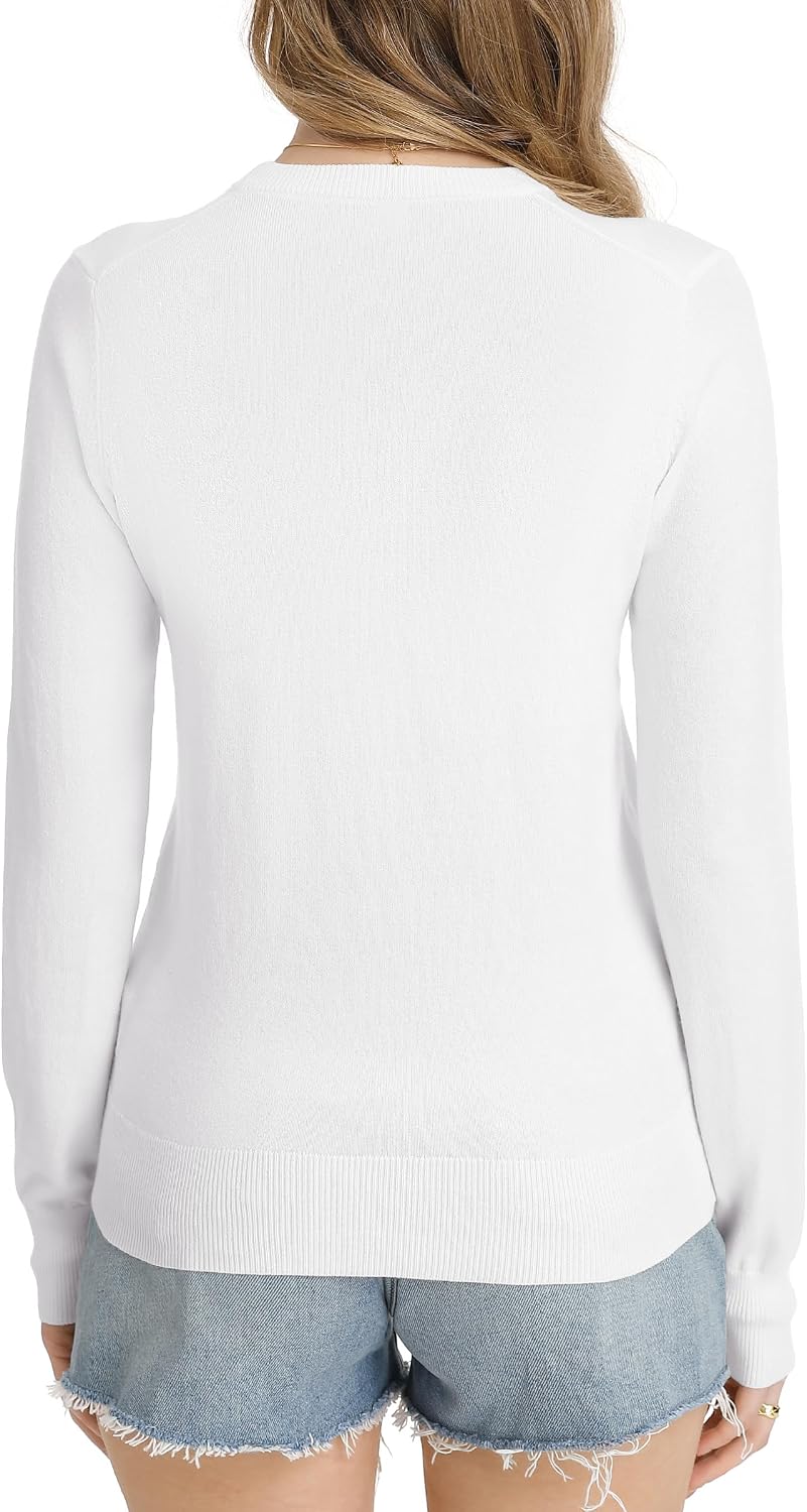 Thumbnail 3 de QUALFORT Women's Long Sleeve Knit Pullover sweater
