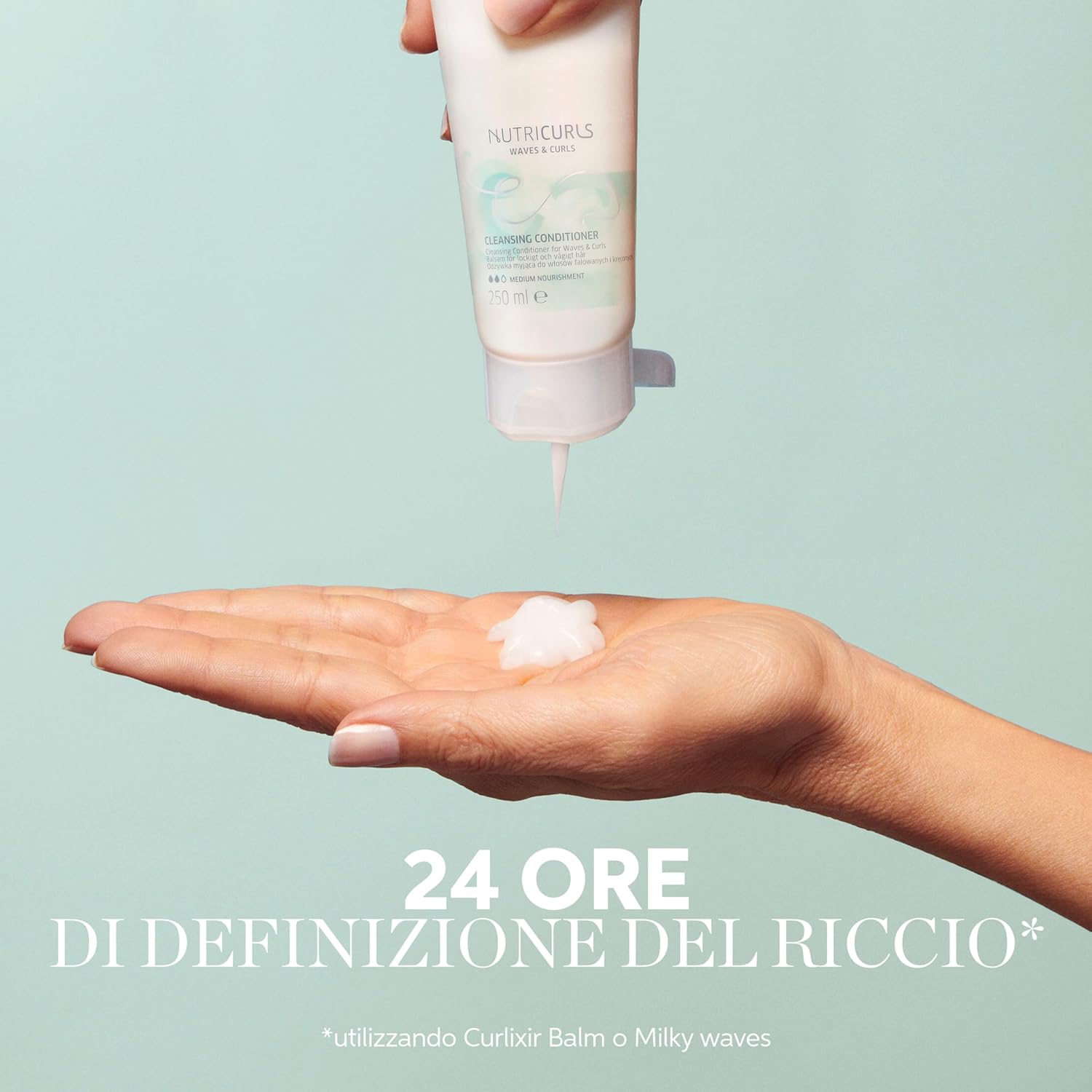 Thumbnail 2 de Wella Professionals NUTRICURLS Cleansing Conditioner con olio di jojoba per capelli ondulati