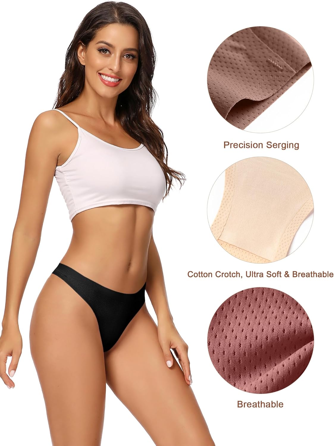 Thumbnail 2 de voenxe Women Bikini Underwear 5-Pack