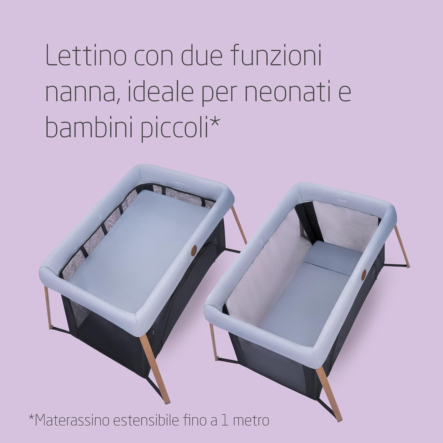 Thumbnail 1 de Maxi-Cosi Iris2: Lettino da viaggio 2 in 1 per neonato (0–3 anni), compatto, leggero e versatile