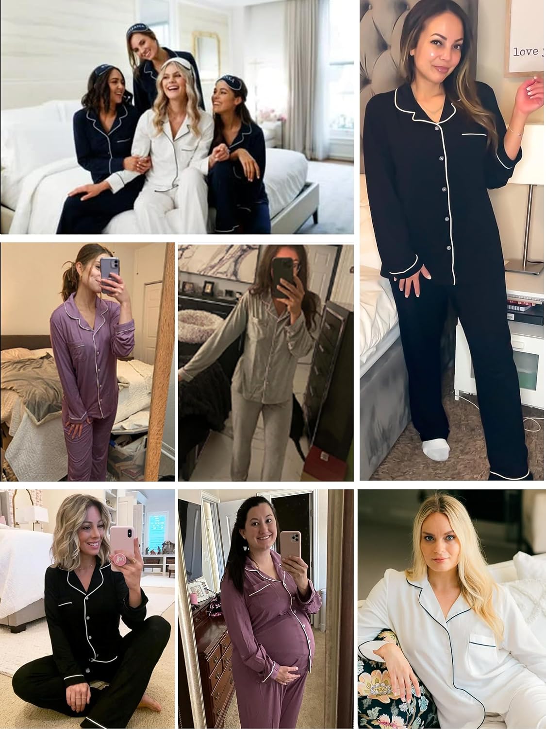 Thumbnail 6 de Yoolfine Button Up Pajamas XS-XXL