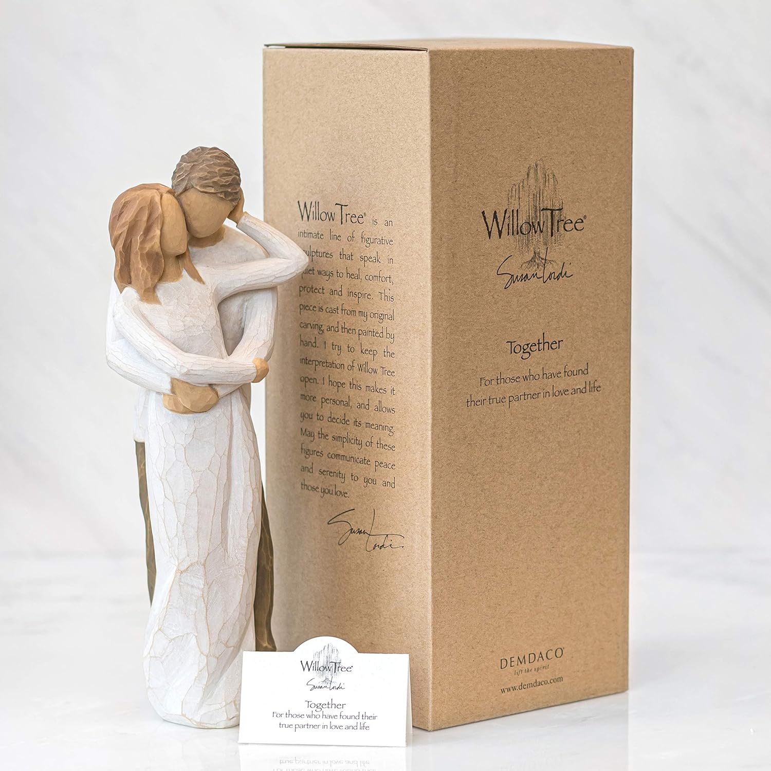 Thumbnail 5 de Willow Tree Figurina Insieme, Resina, Design di Susan Lordi – 23 cm