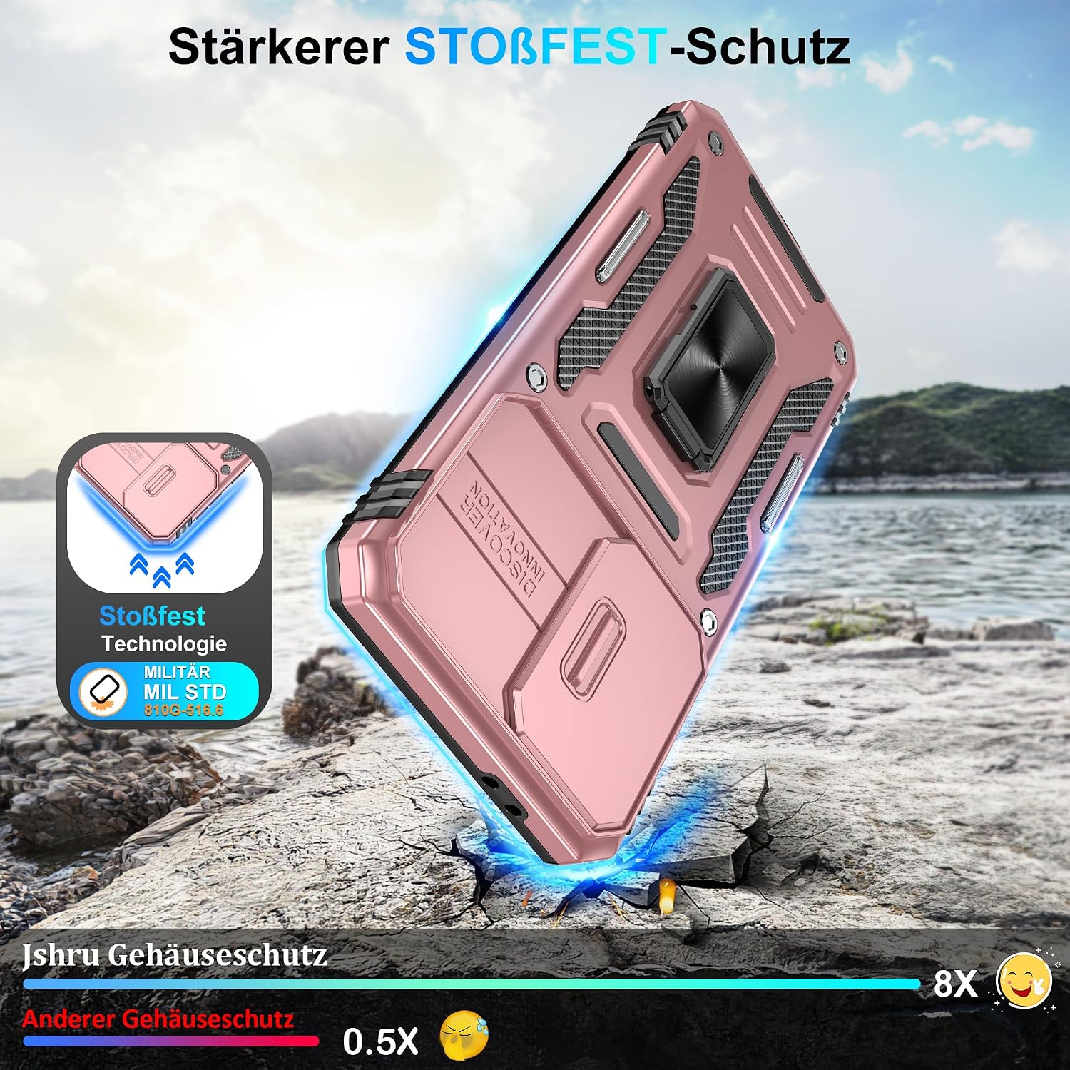 Detalle 2 de Jshru Handyhülle für Galaxy A56 6,7 Zoll