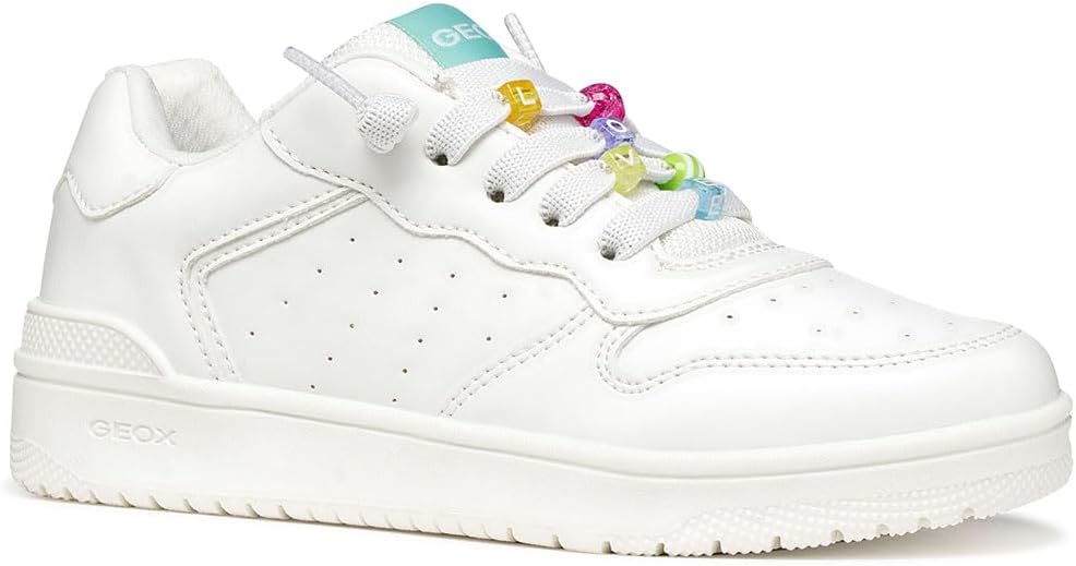 Detalle 2 de Geox J Washiba Girl D: sneakers traspiranti per bambine e ragazze, leggerezza e praticità per la scuola