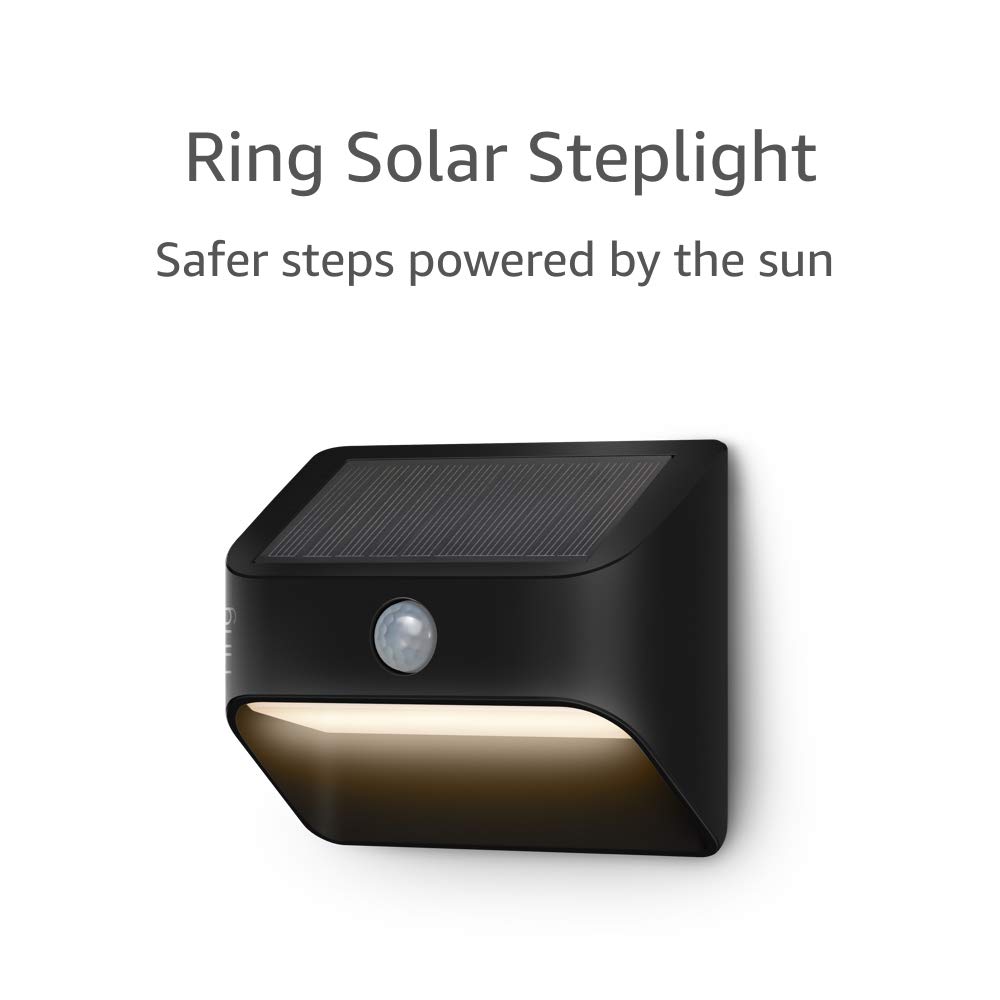 Detalle de Ring Solar Steplight, Black