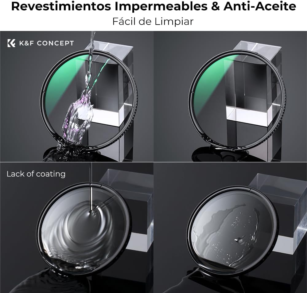 Thumbnail 5 de K&F CONCEPT Nano-Xcel 58mm Polarizador CPL