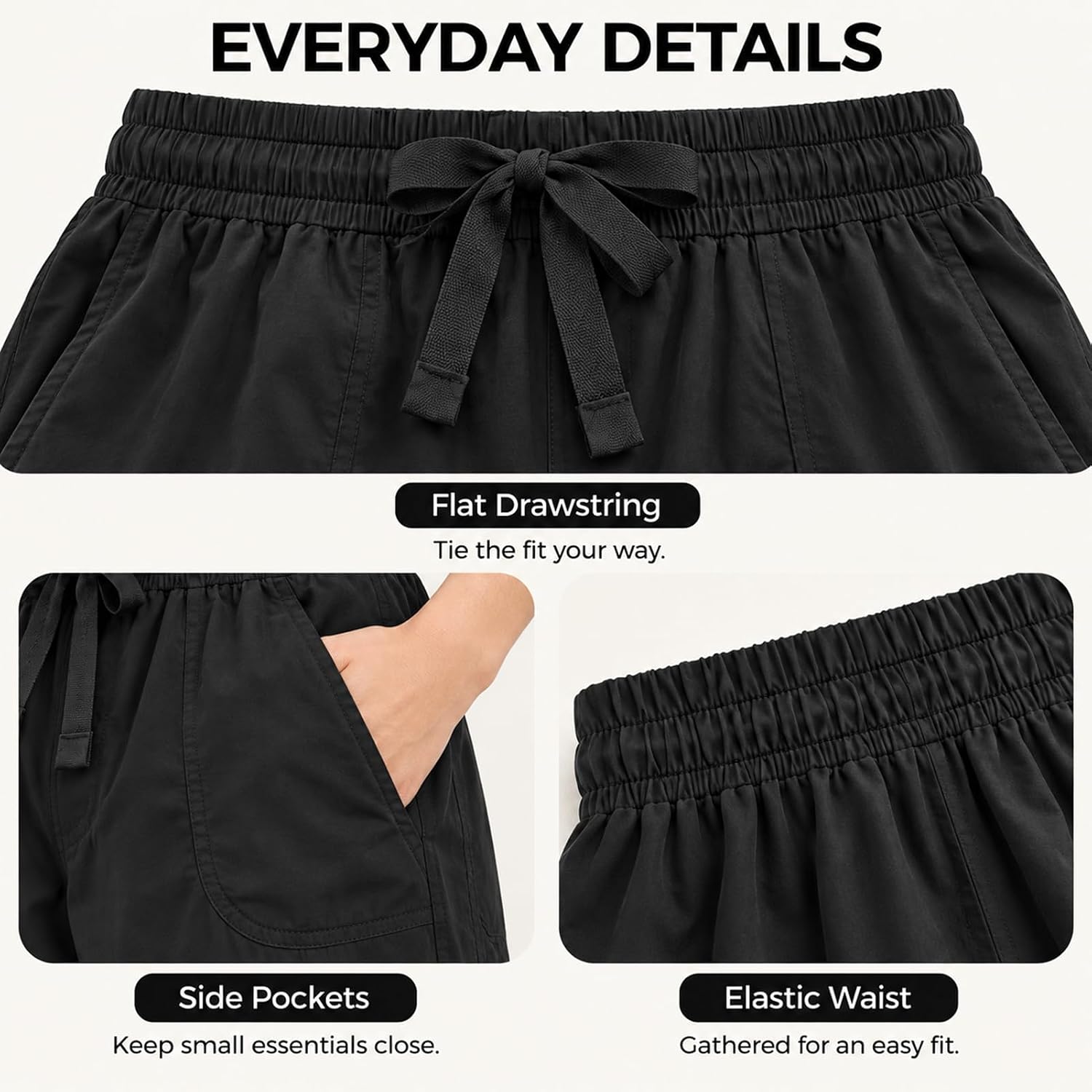 Detalle 2 de GooBe Women's Wide-Leg Travel Pants