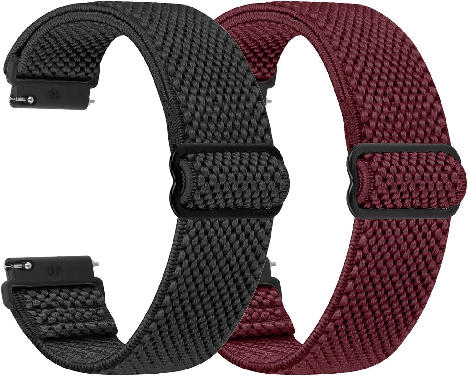 Detalle de SHIJZWD Uhrenarmband mit Schnellverschluss 18 mm
