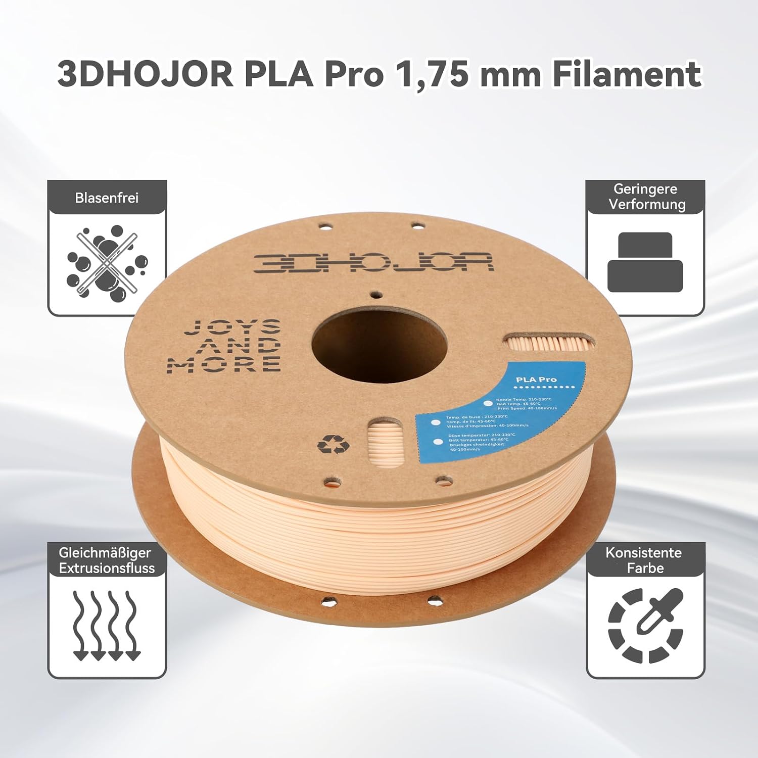 Thumbnail 1 de 3DHoJor PLA+ Filament 1 kg 🖨