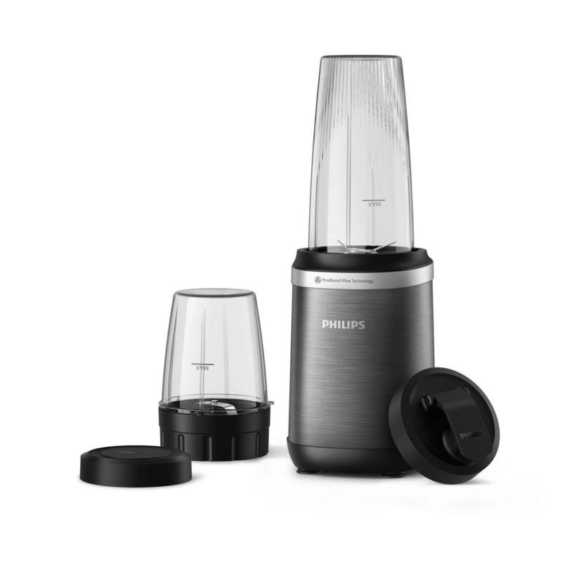Detalle de Batidora de Vaso Philips Serie 5000 HR2766/00 — 1000 W, jarras de 0,7 L (Negro/Acero Inoxidable)