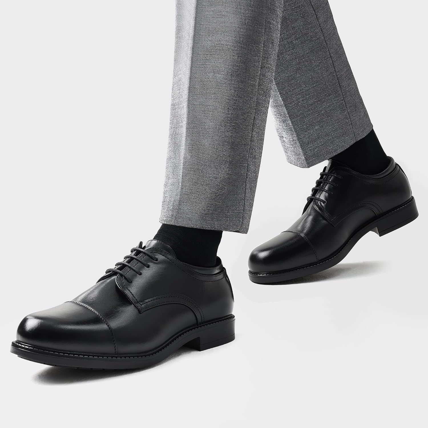 Thumbnail 6 de Bruno Marc Scarpe eleganti Derby stringate Oxford vintage da uomo, basse e allacciate