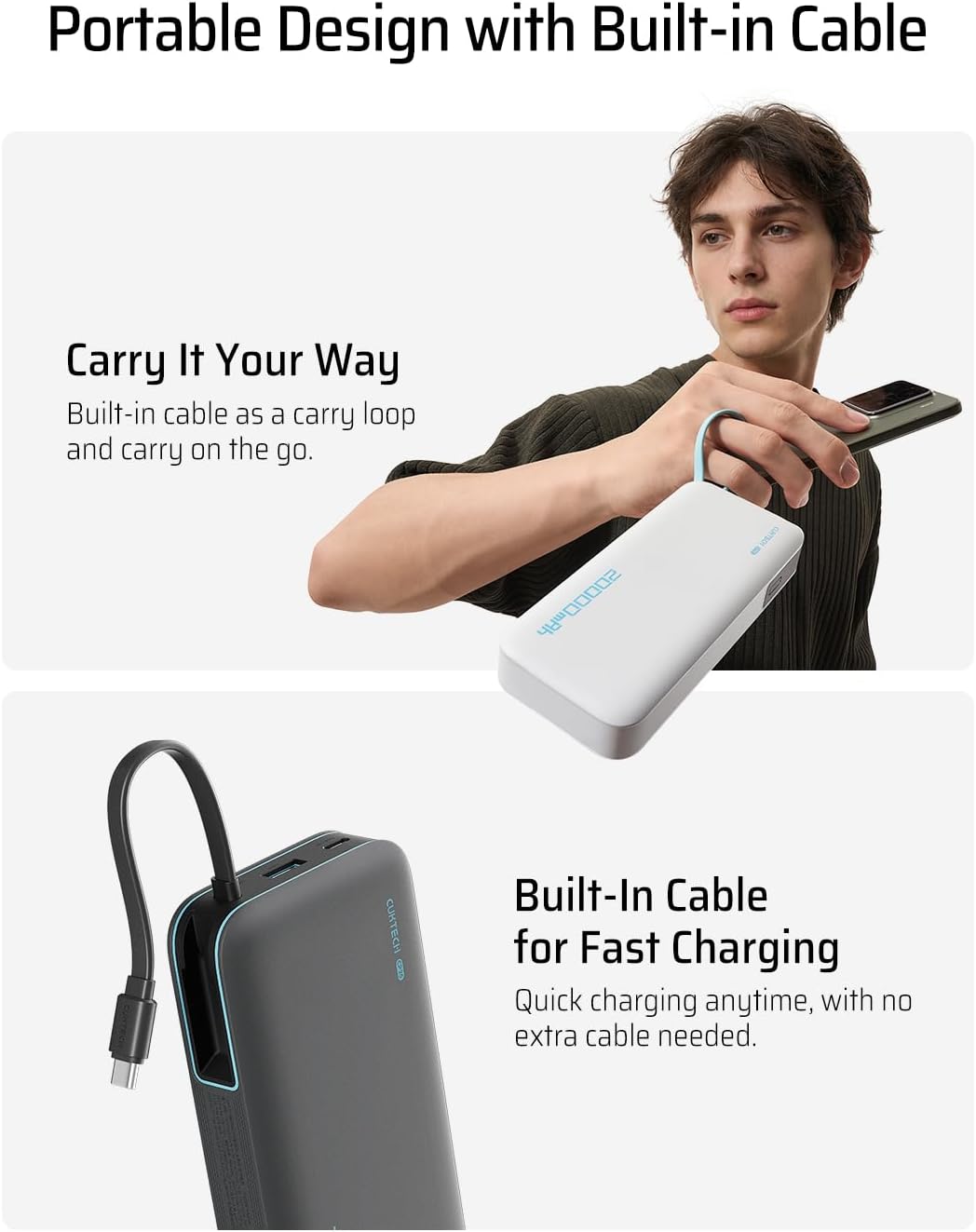 Thumbnail 3 de CUKTECH CP25 20,000mAh 45W Power Bank