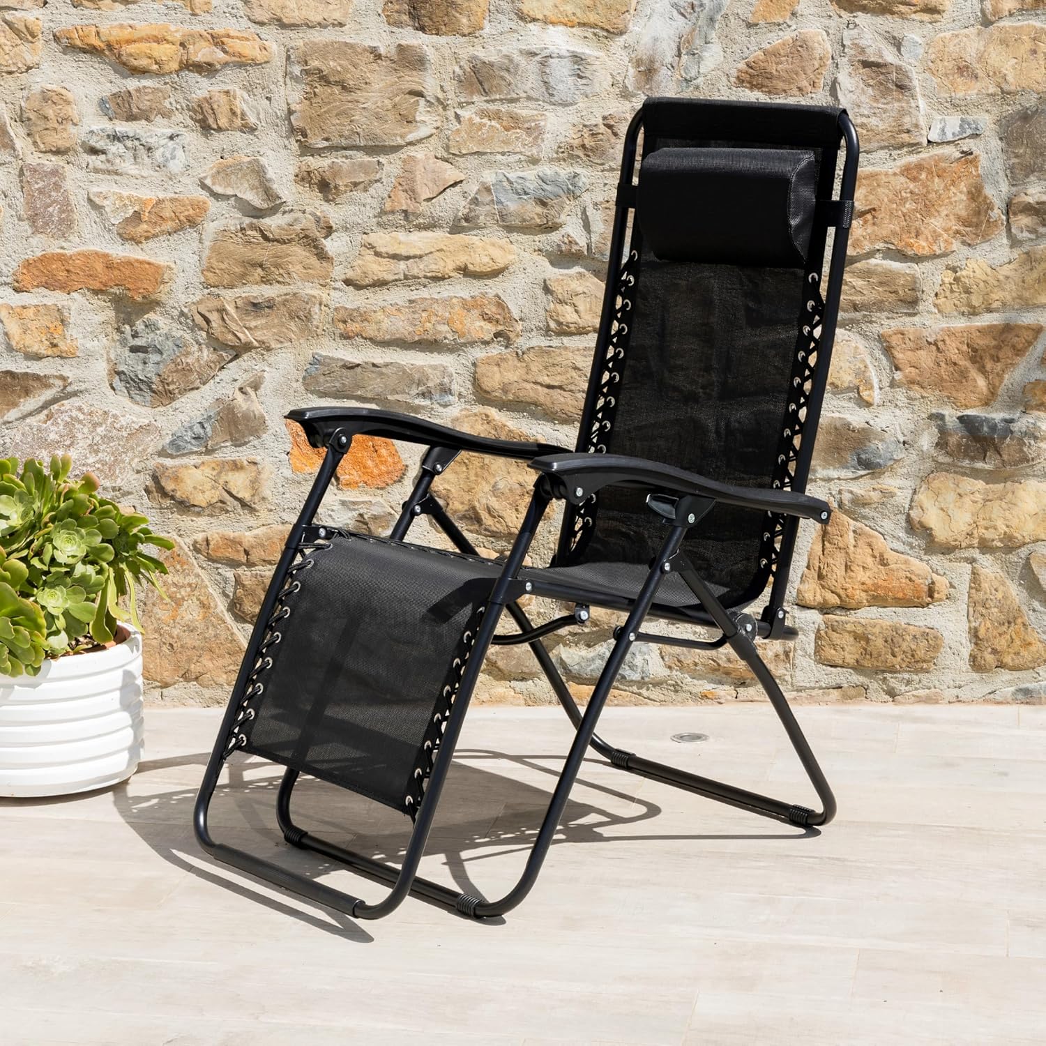 Detalle 2 de Baroni Home Sedia Sdraio 165x65x93 cm