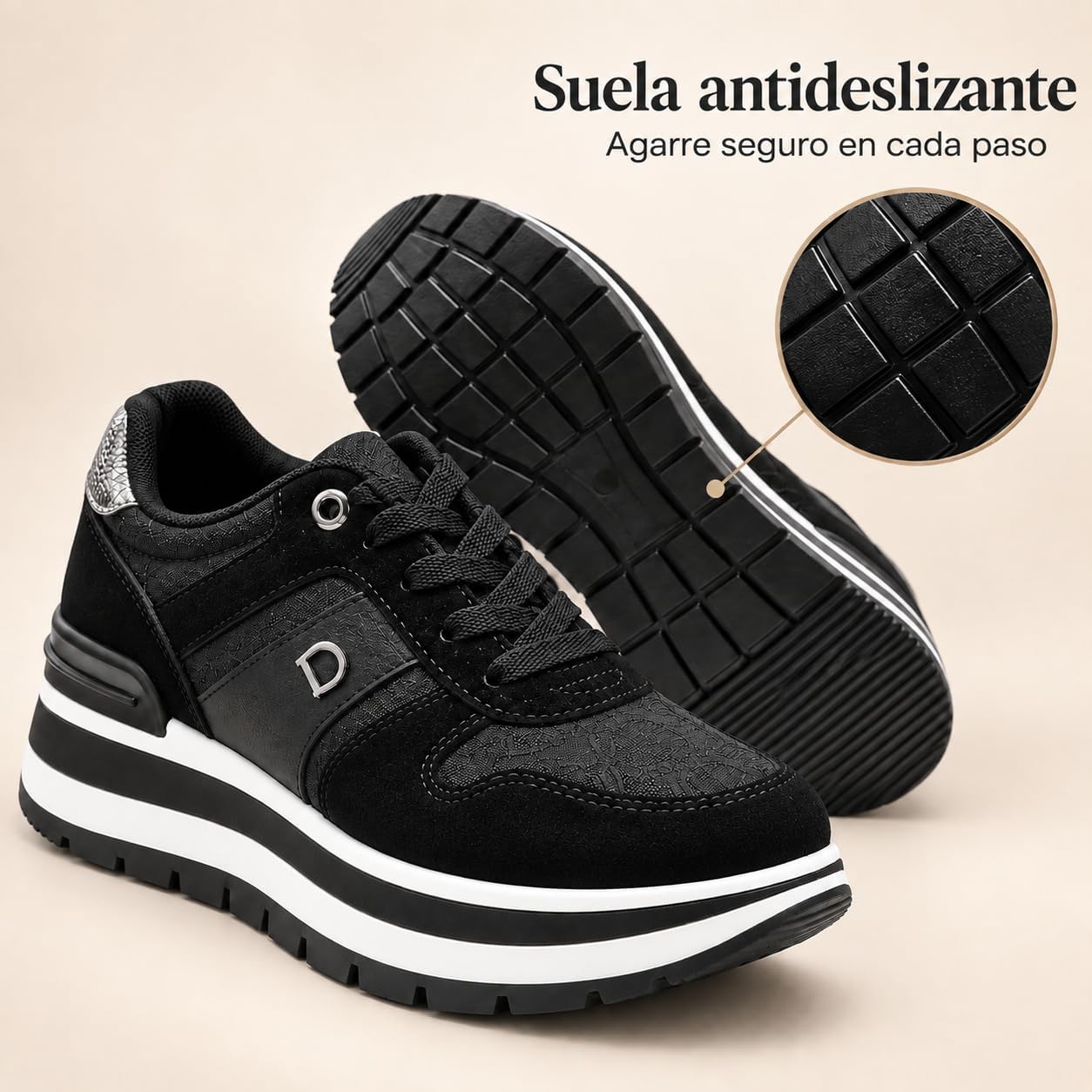 Thumbnail 5 de JOMIX lichte damessneakers voor vrije tijd, sport en wandelen