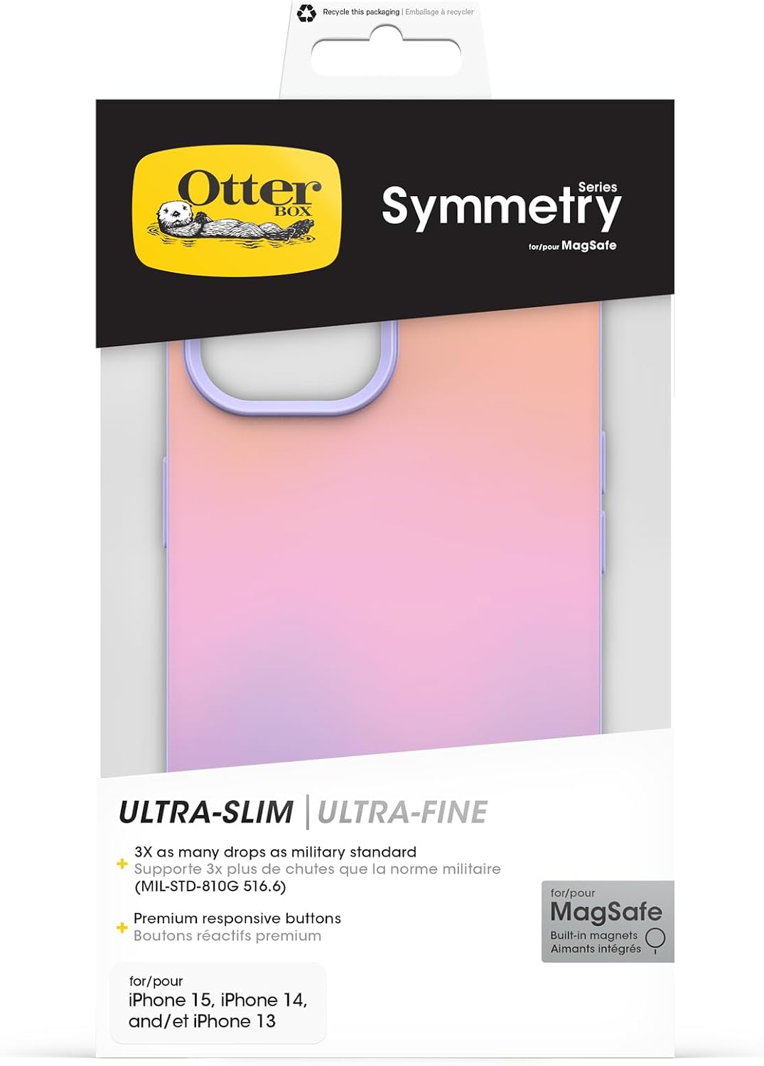Thumbnail 4 de OtterBox Symmetry MagSafe Ombre para iPhone 16e, 15-13 💪