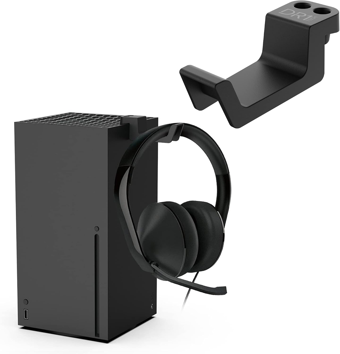 Thumbnail 6 de DR1TECH GameHookX+ Halterung für Xbox Series X — kompakter Kopfhörerständer mit kratzfester Gummi-Beschichtung