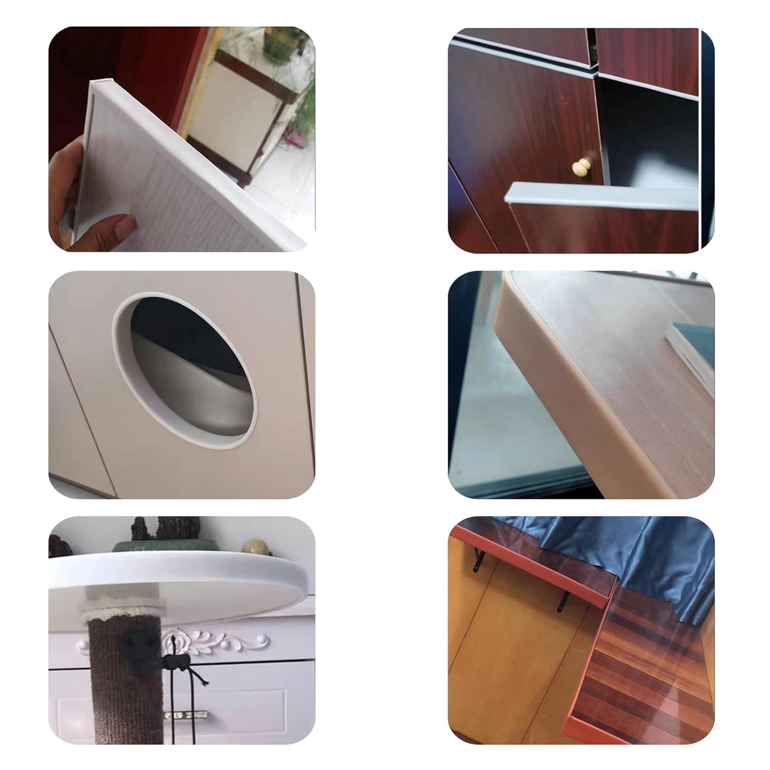 Thumbnail 3 de Kantenumleimer selbstklebend – U-förmiges TPE Kantenschutzband 20 mm x 3 m, Beige