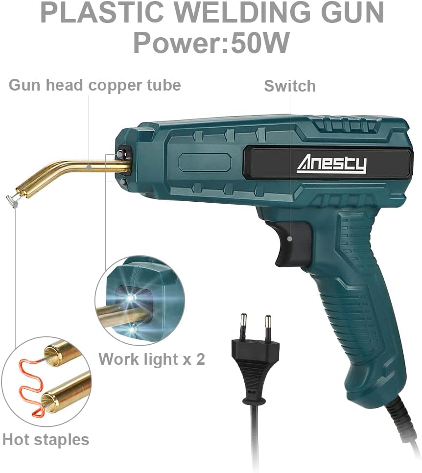 Detalle 2 de Kunststoff Reparaturset 800‑teilig 50W Heißhefter