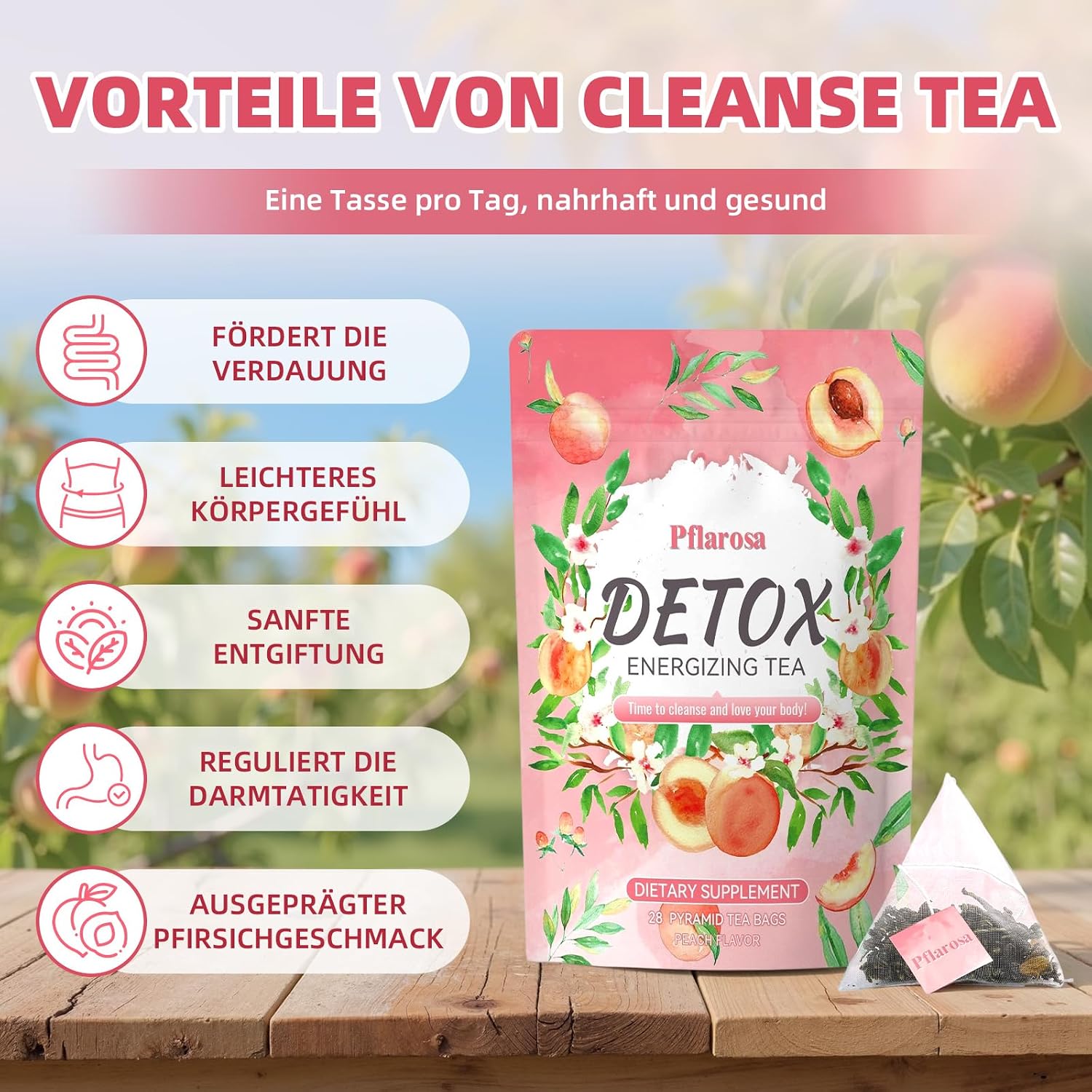 Thumbnail 6 de Detox Tee zum Abnehmen – Bio Entgiftungstee 56 Tage Kur zur Stoffwechselanregung