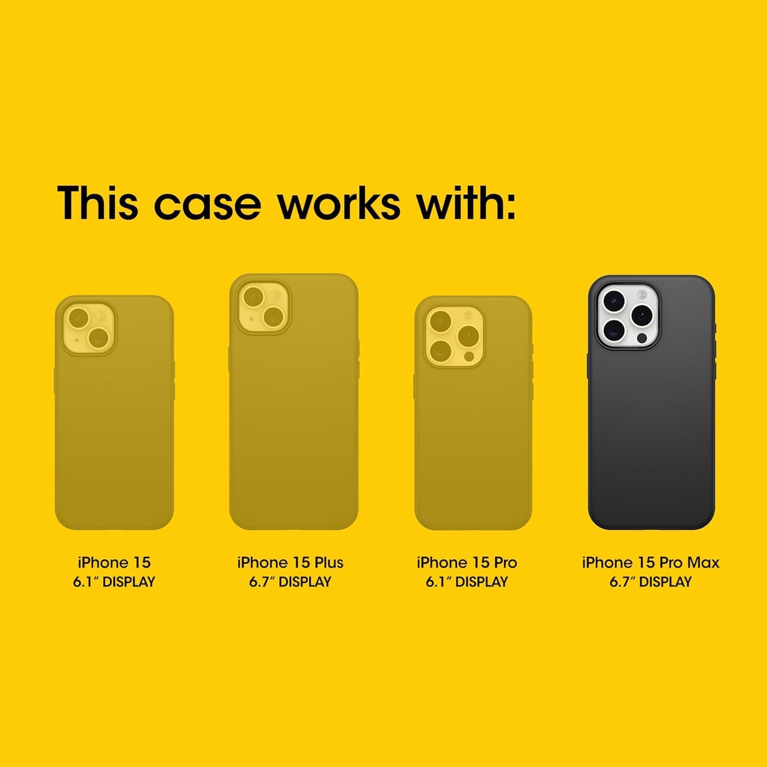 Thumbnail 1 de OtterBox Clear Case avec MagSafe pour iPhone 15 Pro Max – Narwhal, ultrafin et antichoc