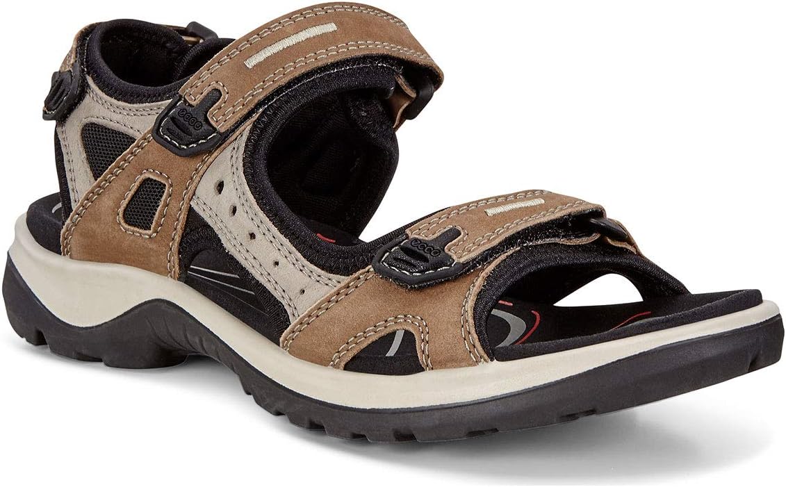 Detalle de ECCO Damen OFFROAD YUCATAN Sandalen – Individuell anpassbare Outdoor-Sandalen mit Komfort