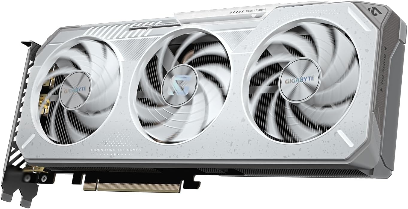Detalle de Gigabyte Gaming Grafikkarte Radeon RX 9060 XT OC Ice 16G – GV-R906XGAMINGOCICE-16GD