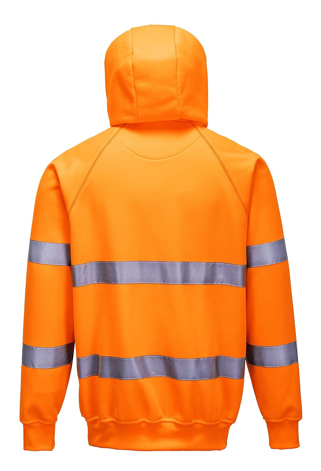 Detalle de Portwest B304 Hi Vis Hoodie Mens EN ISO 20471 Class 3 with Bio Motion Tape, 300g Polycotton, Orange (Size L)