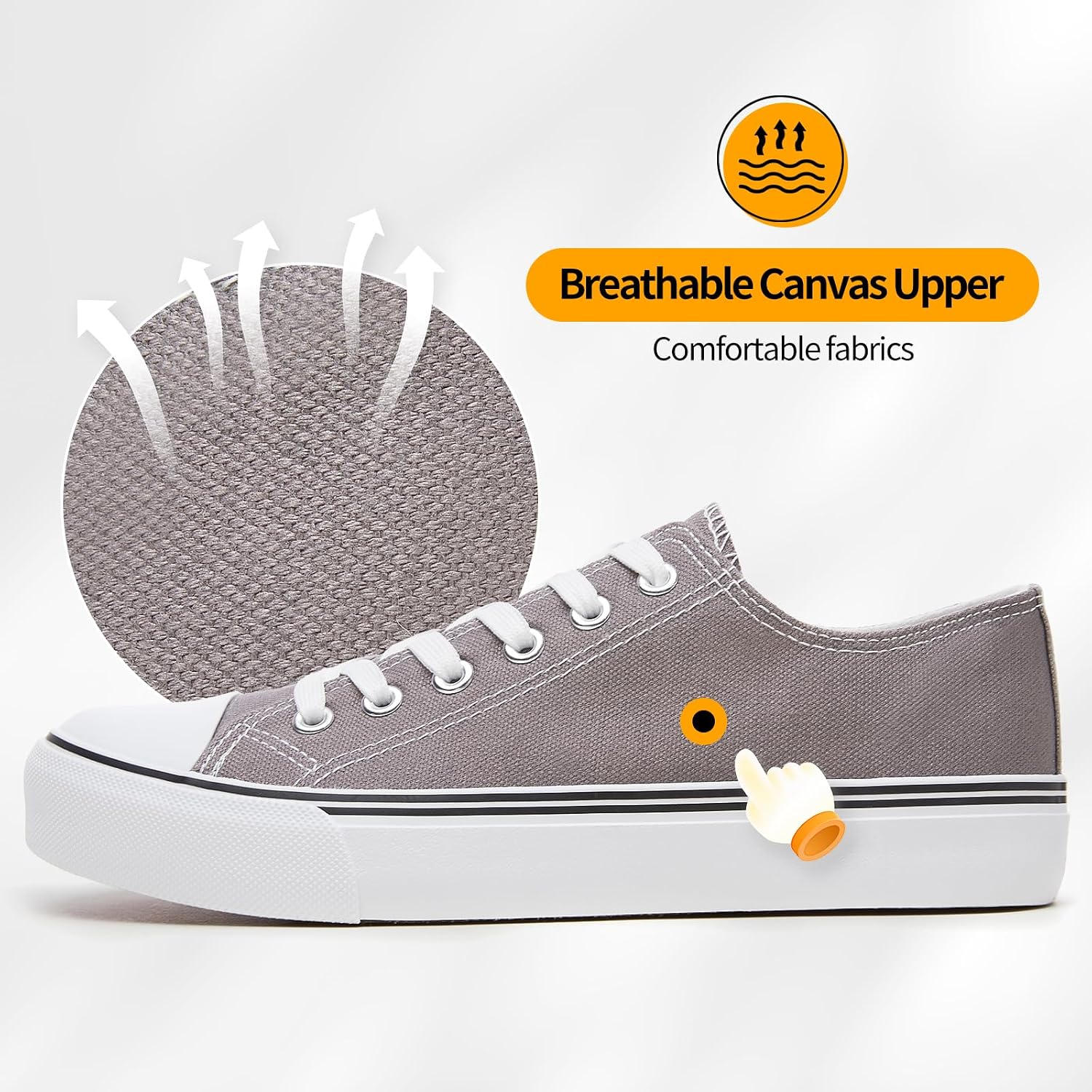 Thumbnail 3 de ZGR Women's Canvas Sneakers