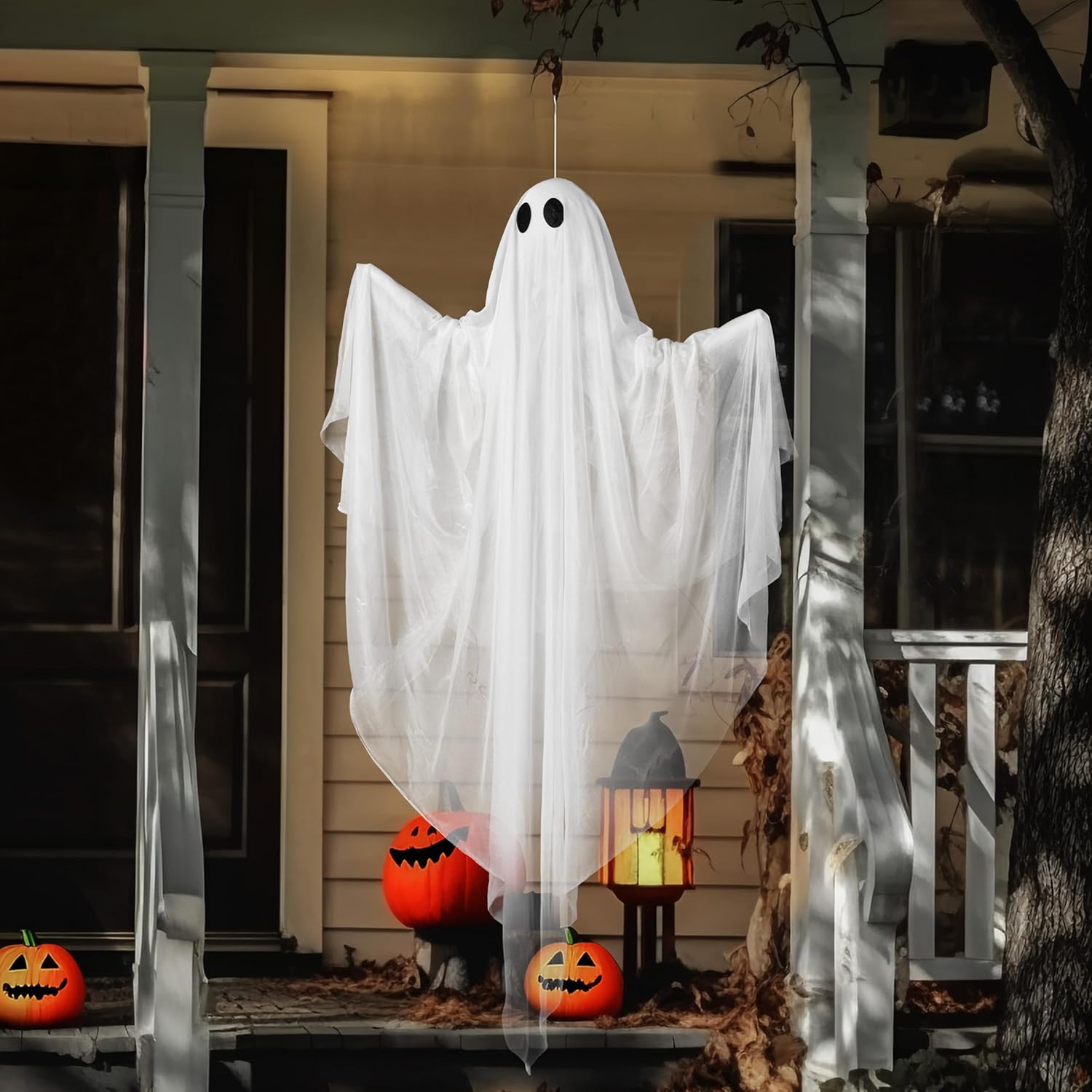 Thumbnail 6 de JOYIN 11504 47-Inch Hanging Halloween Ghost with Blue LED and Timer