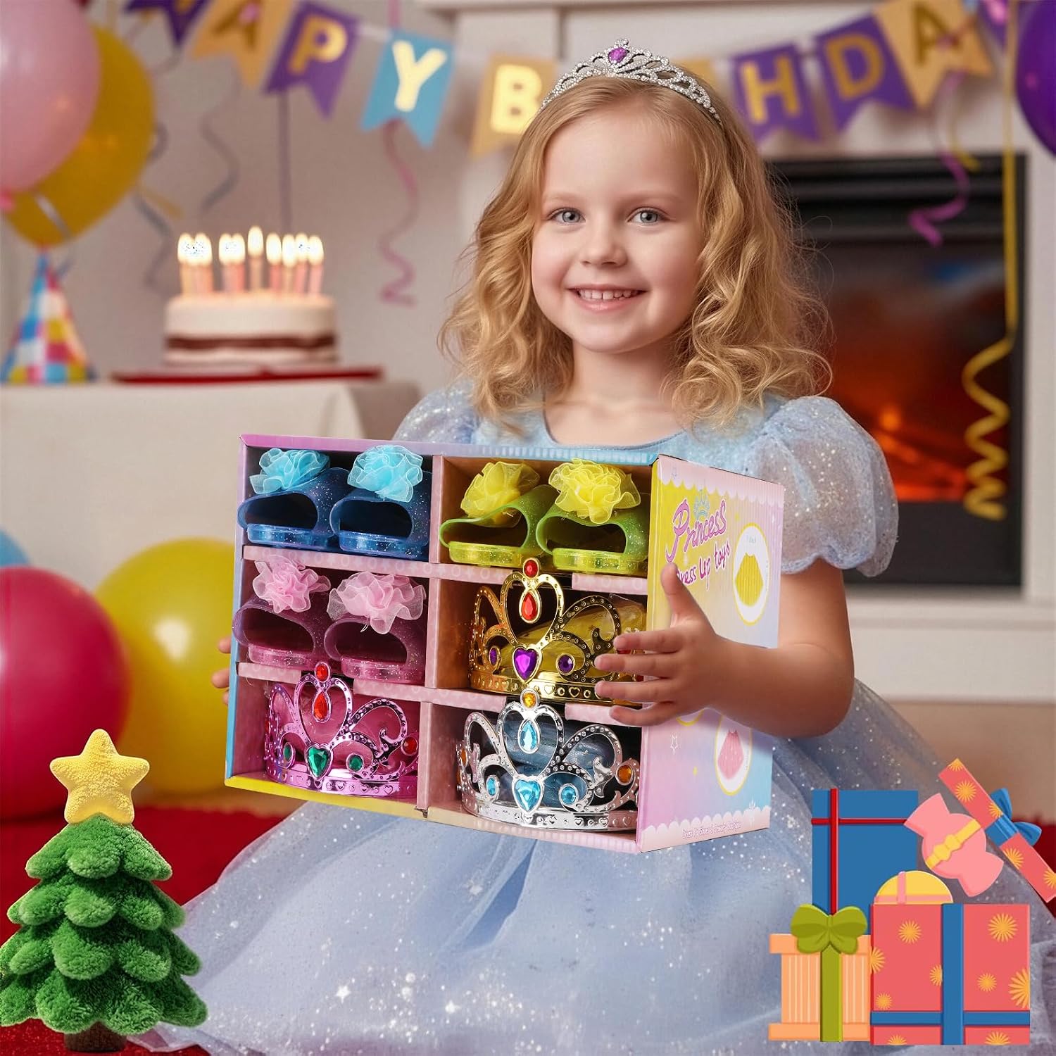 Thumbnail 5 de MELAND Princess Dress Up Shoes 3-set for 3–6 yrs 👠