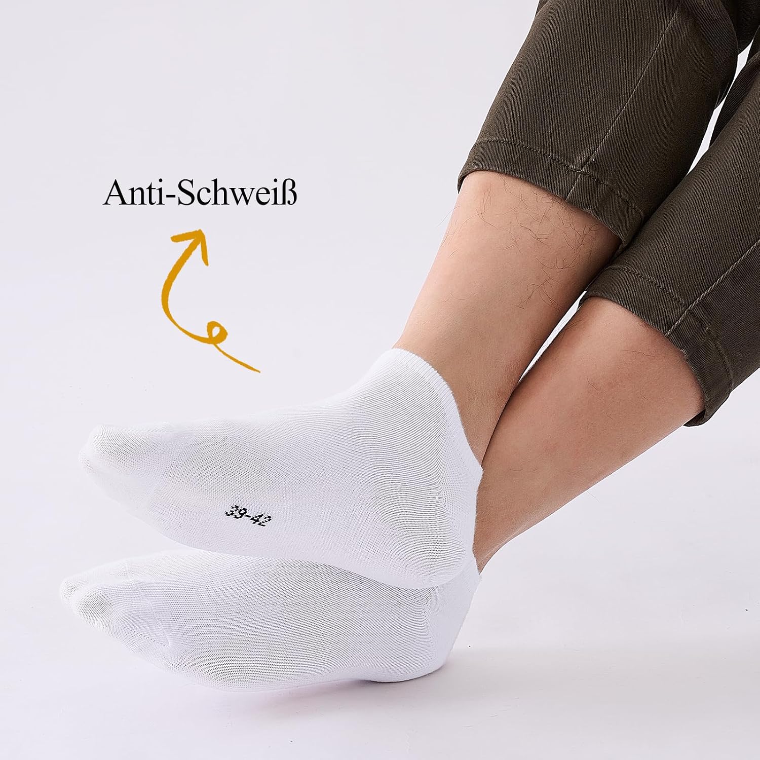 Detalle 1 de Niorasen Sneaker Socken 10 Paar Baumwolle