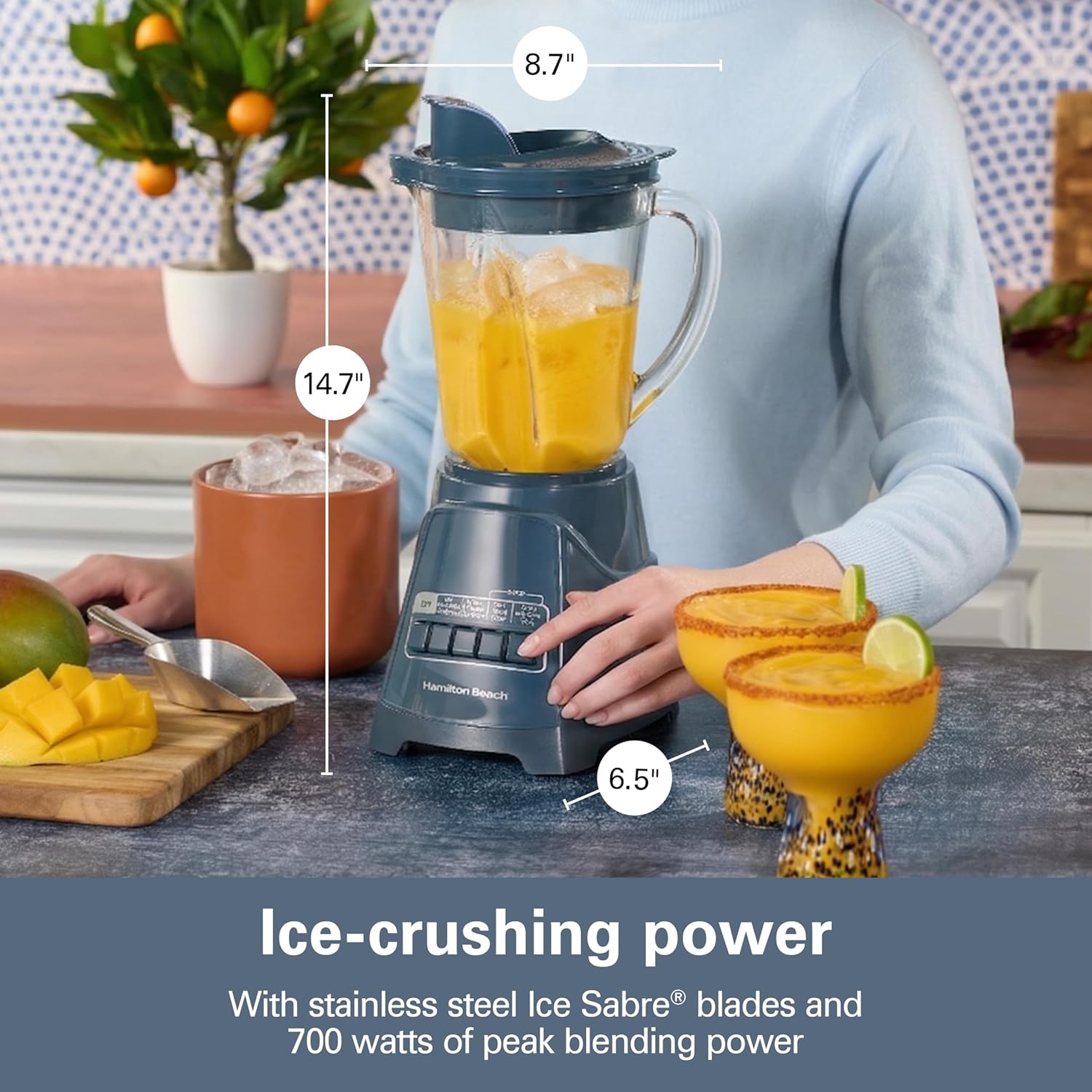 Thumbnail 1 de Hamilton Beach Power Elite Blender For Smoothies With Wave Action System