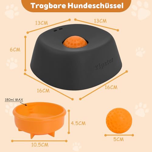 Thumbnail 6 de Yipetor Schleckball Hundenapf für Flüssige Leckerlis – sicherer Slow-Feeder für Knochenbrühe, Joghurt und Flüssignahrung