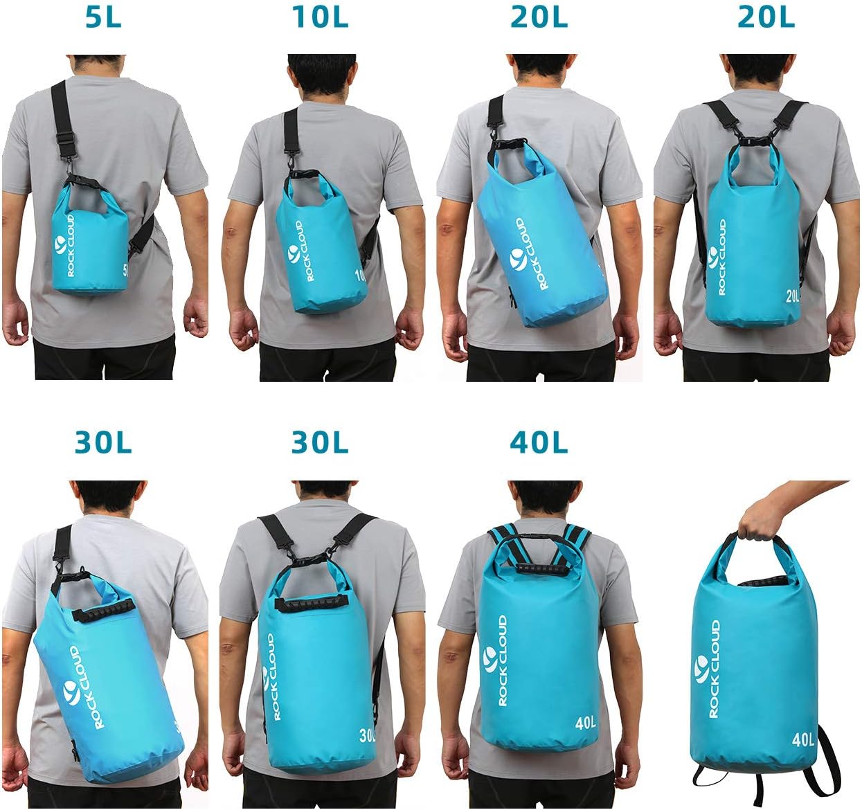 Detalle 2 de ROCK CLOUD Dry Bag Waterproof 40 L