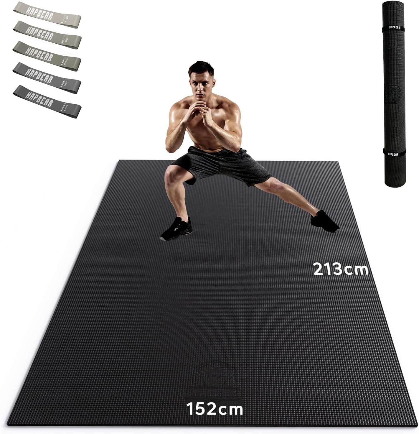HAPBEAR Yogamatte XXL 213 cm 🧘