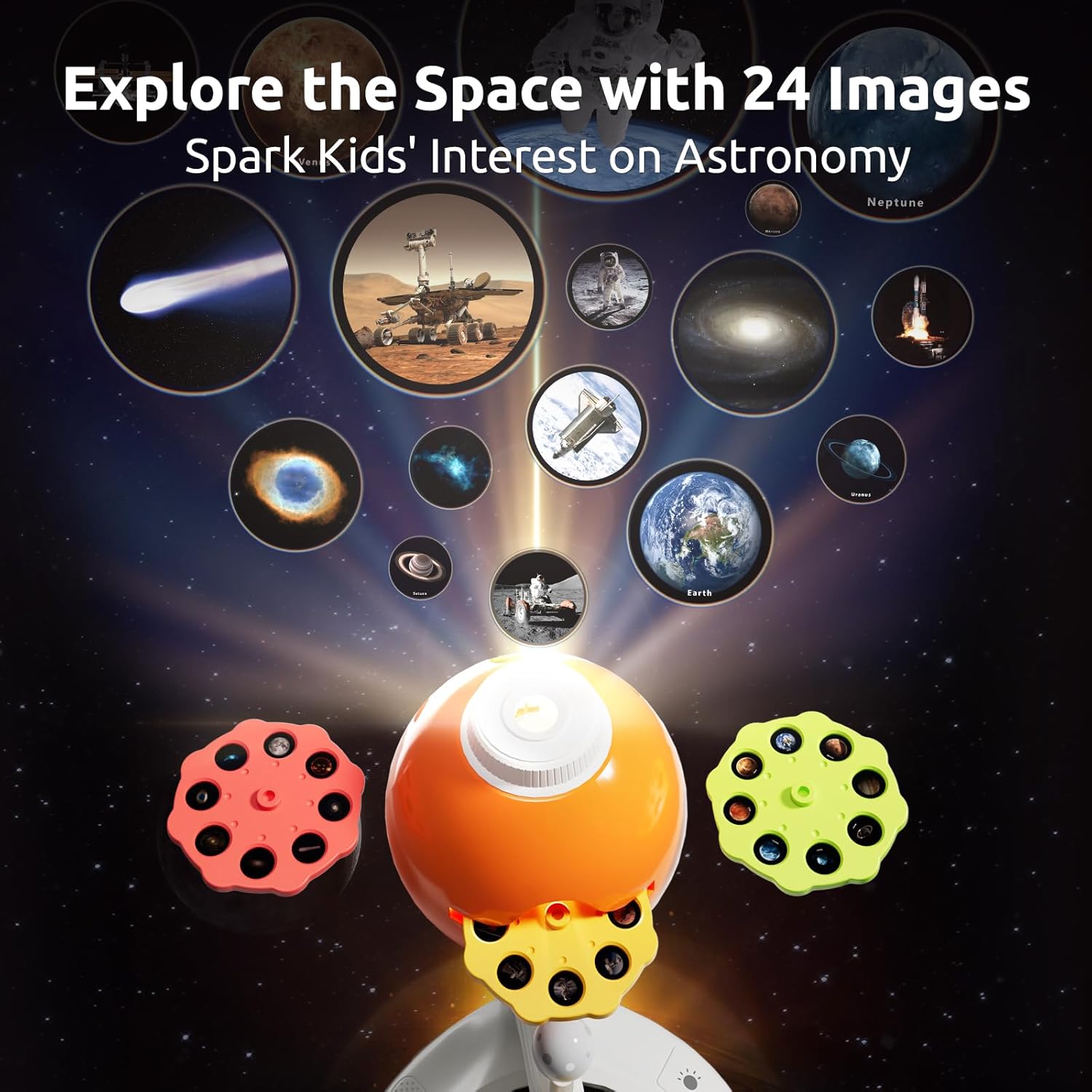 Detalle de Science Can Solar System for Kids: Interactive Talking Solar System Model