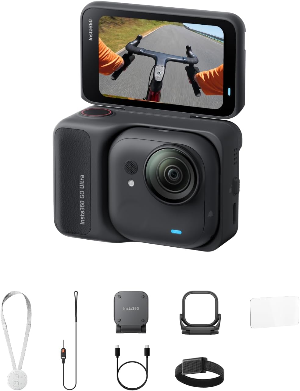 Detalle de Insta360 CINSABEA GO Ultra Aero Cycling POV Camera Bundle, 4K60, 53g