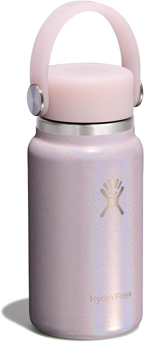 Thumbnail 1 de Hydro Flask Micro Bottle - Leak Proof 6.7 oz insulated mini bottle (Glimmer Pink)