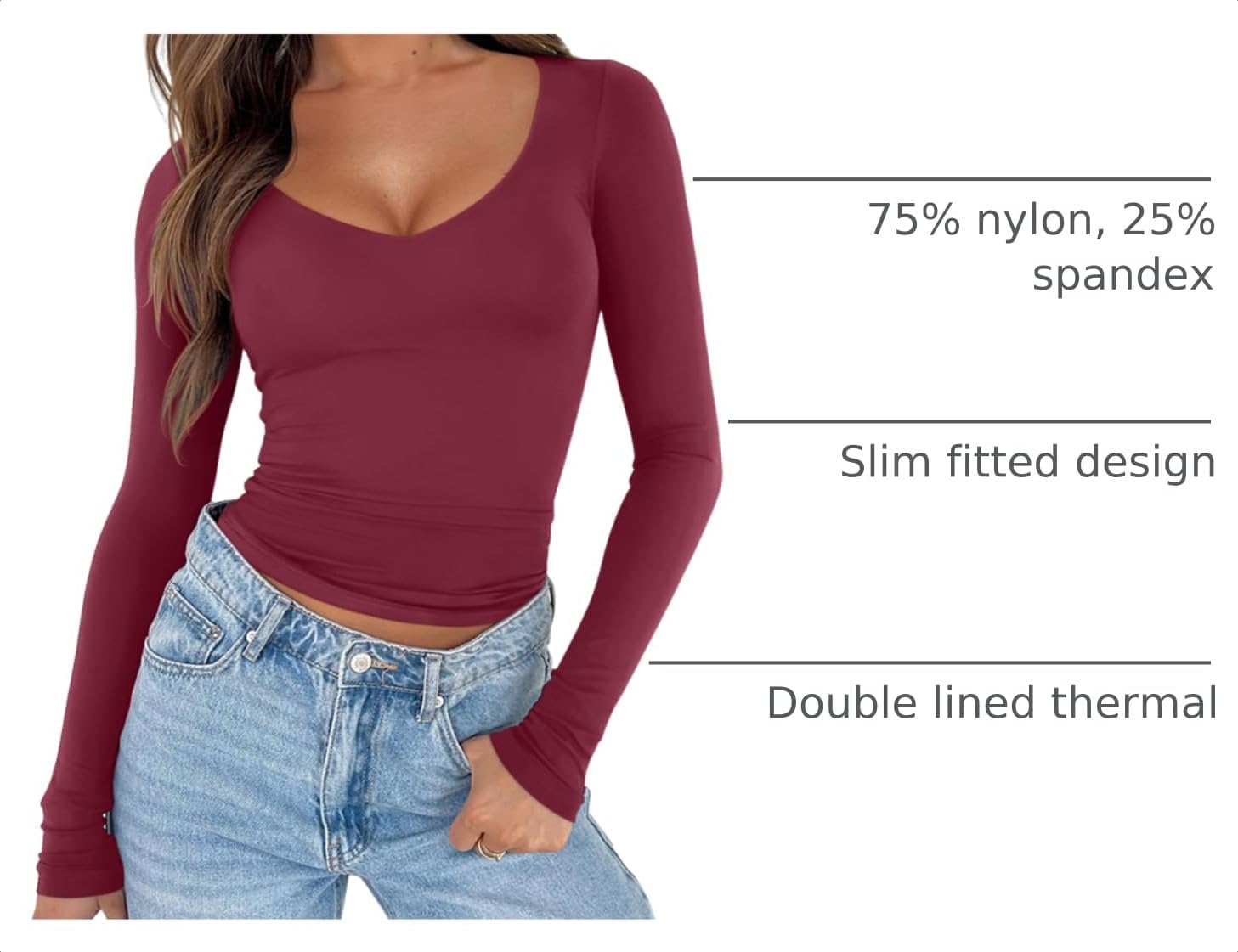 Detalle 2 de REORIA Women's Long-Sleeve Top