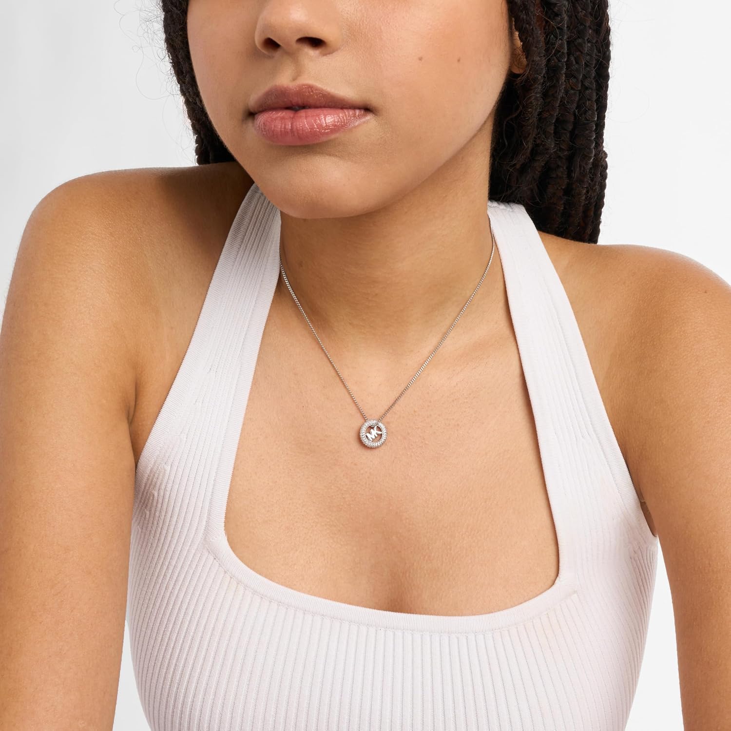 Detalle 2 de Michael Kors Necklace, Silver Brass