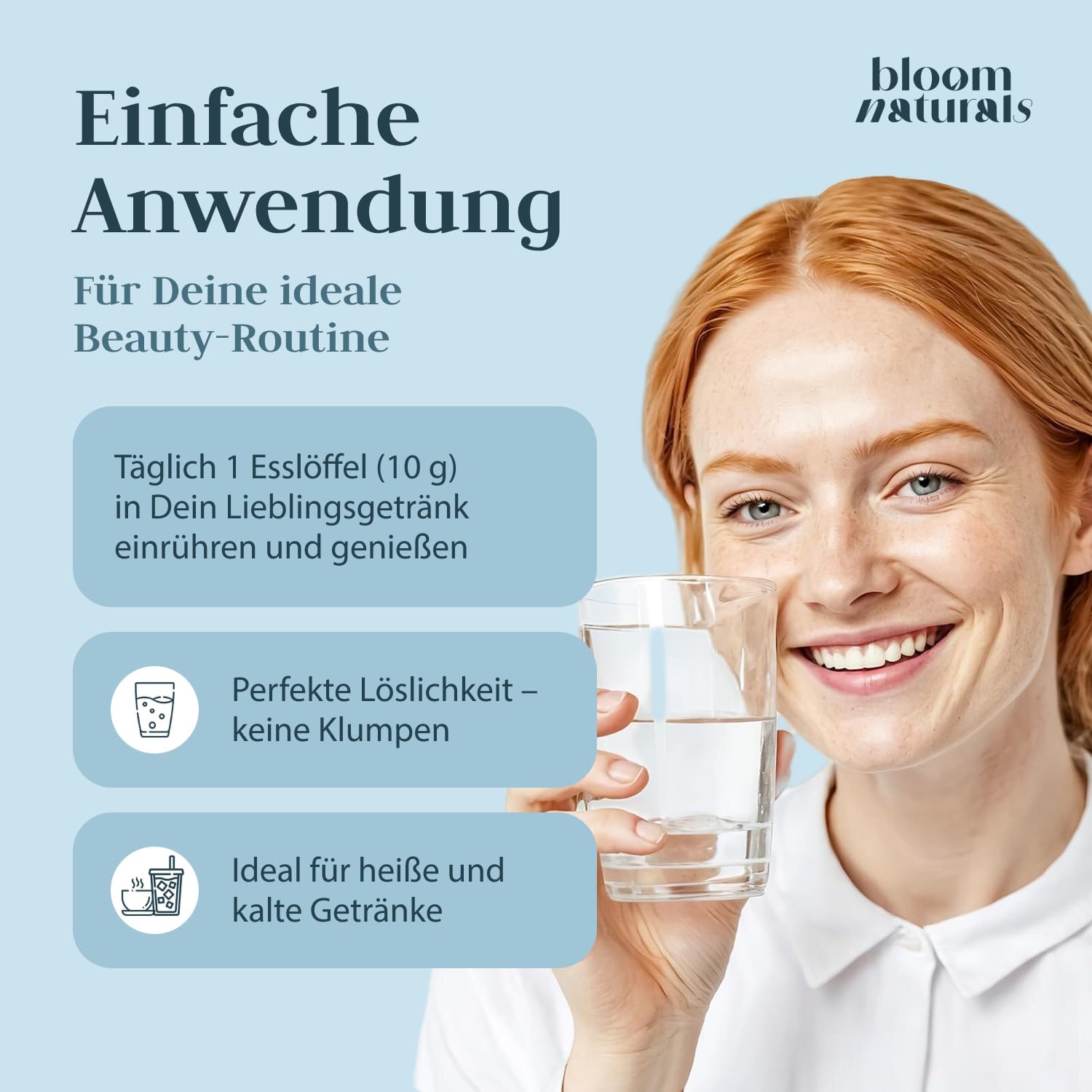 Detalle de Marine Collagen Pulver 500 g, geschmacksneutral