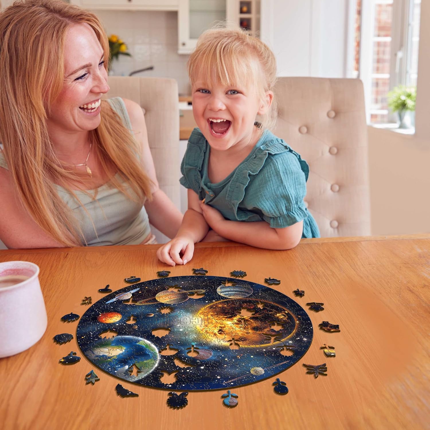 Thumbnail 1 de Iconic Puzzles Solar Harmony – Fantasy Holzpuzzle aus 100% nachhaltigem Holz, 200 Teile (Größe S)