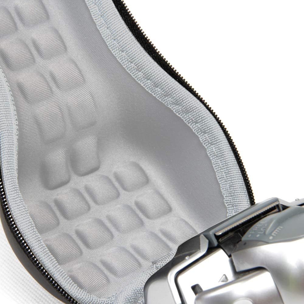 Detalle de Hermitshell EVA Hard Case with Carabiner for Panasonic ES-LA63-S / ES-LA93-K / ES-8103S / ES-RF31 / ES-RF41 / ES-SL41 Arc3/ARC4 Electric Shaver