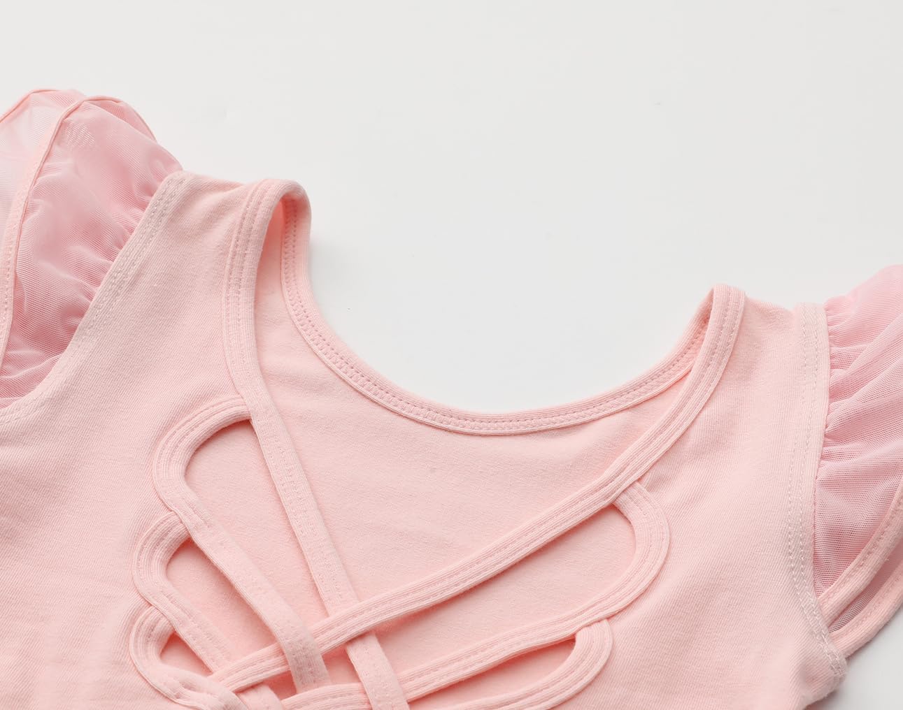 Detalle 2 de MdnMd Girls' Ballet Leotard Dress, Cotton Blend