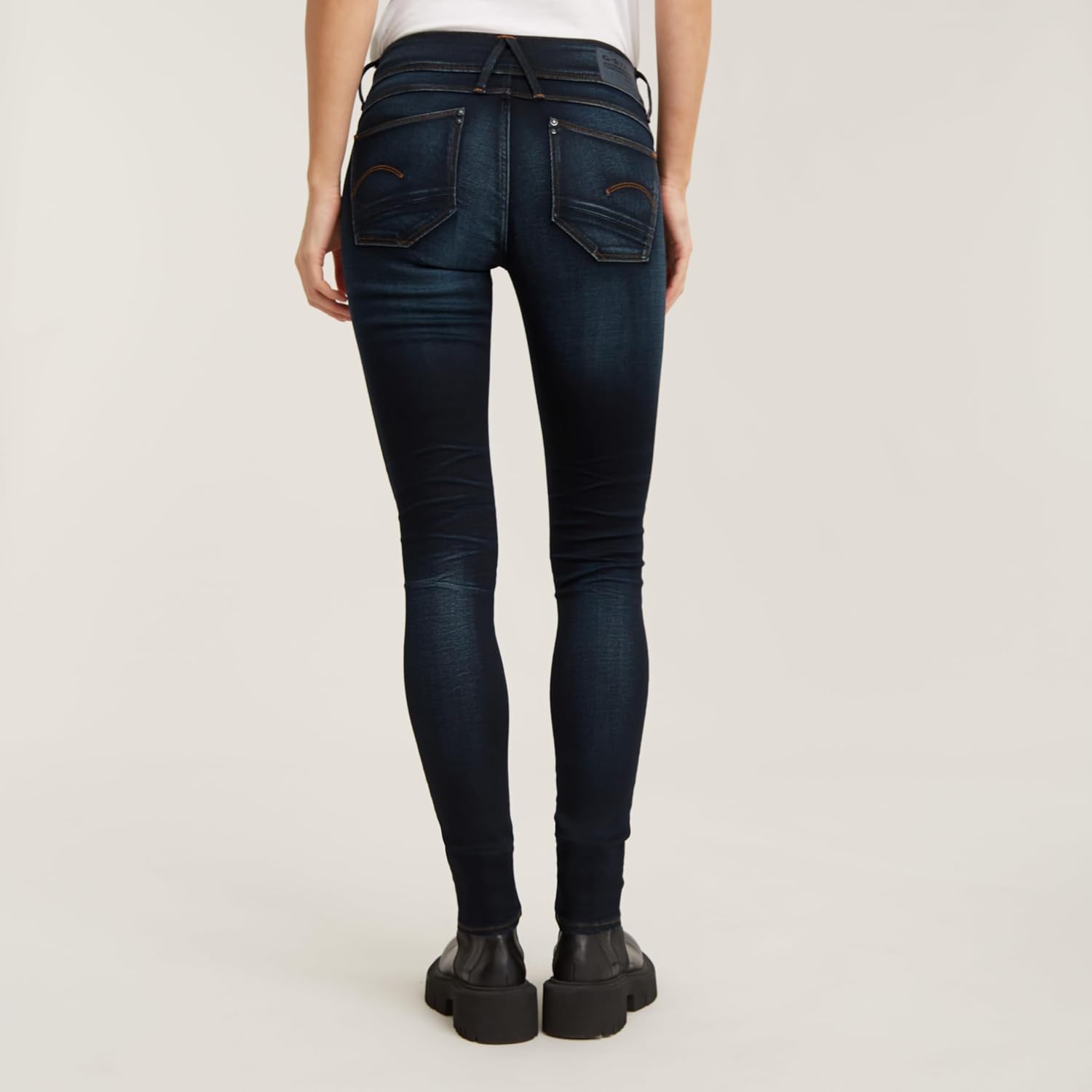 Detalle 2 de G-STAR Lynn Mid Waist Skinny Jeans